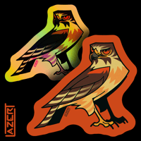 Image 1 of Red-Shouldered Hawk - Stickers