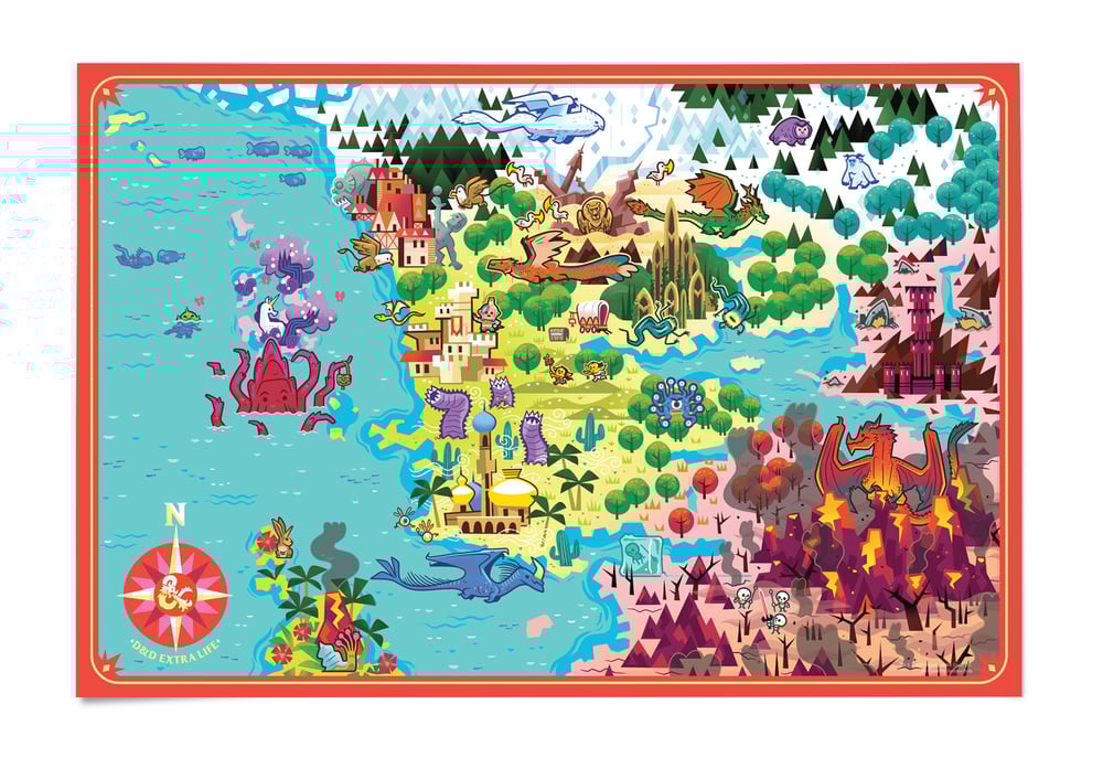 Image of D&D EXTRA LIFE MAP