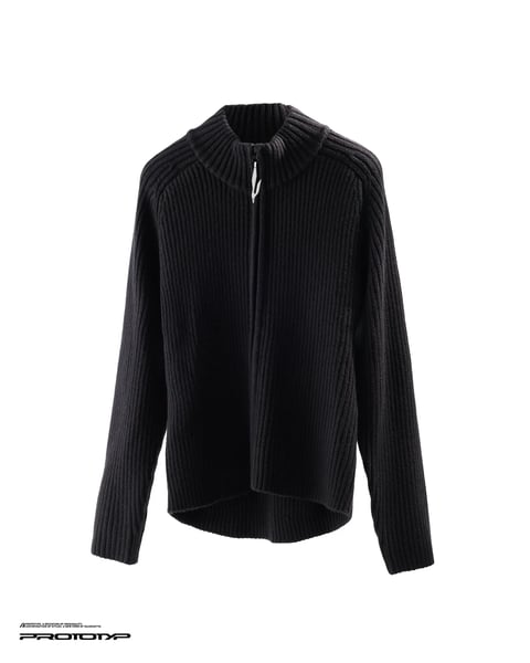 Image of PROTOTYP - Acceleration Monocline Rib Sweater