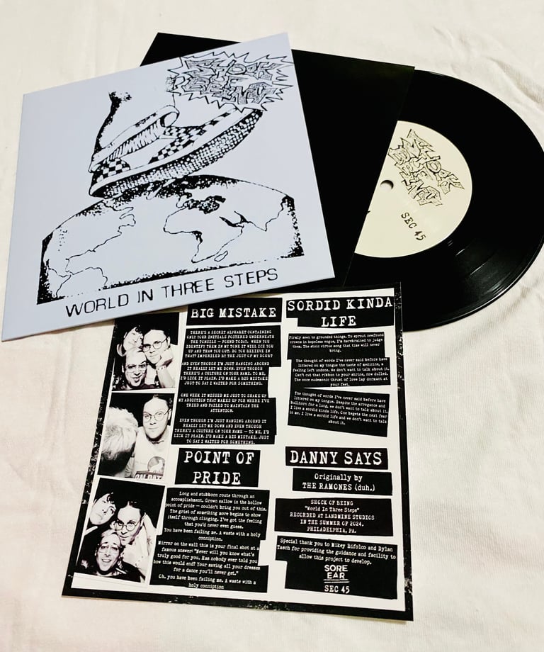 SEC45: SHOCK OF BEING - “World In Three Steps”  7” EP Image 2
