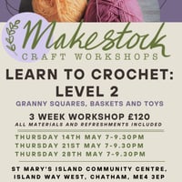 Image 1 of Learn to Crochet Level 2 - May 26