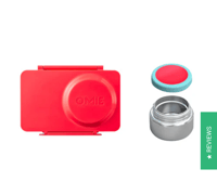 Image 3 of Copy of OmieBox Up Hot and Cold Lunch Box Chery pink Bigger thermos than Omiebox V2