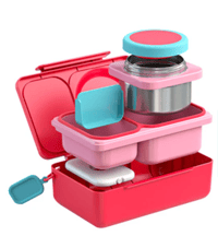 Image 2 of Copy of OmieBox Up Hot and Cold Lunch Box Chery pink Bigger thermos than Omiebox V2