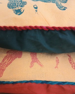 Persian Sea Creatures Pillow Case