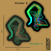 Image 2 of Racerunner Lizard - Stickers
