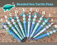 Image 1 of Beaded Sea Turtle Pens 
