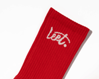 Image 2 of DL Red/White Sports Sock - 1 Pack
