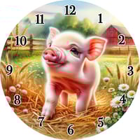 Image 2 of 🕒🎨 3D Printed 9-Inch Designer Wall Clocks – 3D UV Printed Collection #2