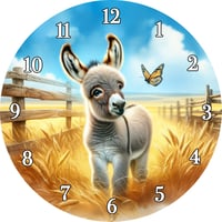 Image 5 of 🕒🎨 3D Printed 9-Inch Designer Wall Clocks – 3D UV Printed Collection #2