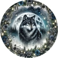 Image 6 of 🕒🎨 3D Printed 9-Inch Designer Wall Clocks – 3D UV Printed Collection #2