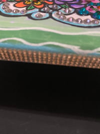 Image 4 of Virgin of Guadalupe mixed media painting