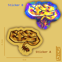 Image 2 of Spider-Tailed Viper - Stickers
