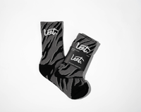 Image 1 of IN Tiger Stripe Grey Crew Sock - 1 Pack