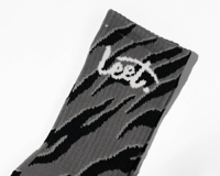 Image 2 of IN Tiger Stripe Grey Crew Sock - 1 Pack