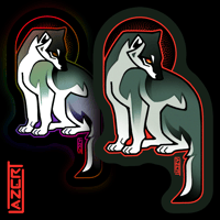 Image 1 of Halo Wolf - Stickers