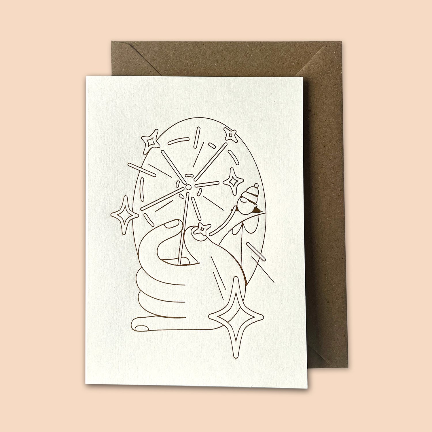 Image of Sparkle – Letterpress card