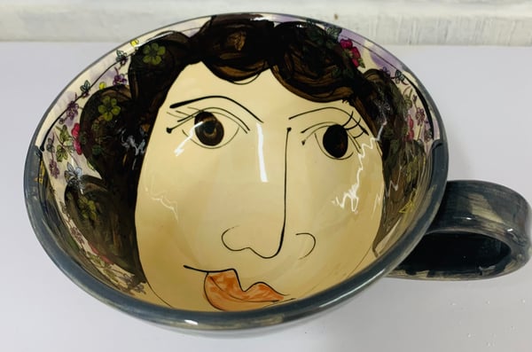 Image of Large grey cup