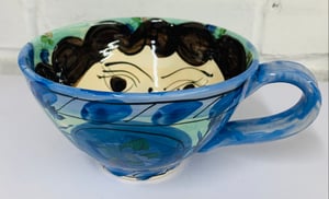 Image of Large blue cup