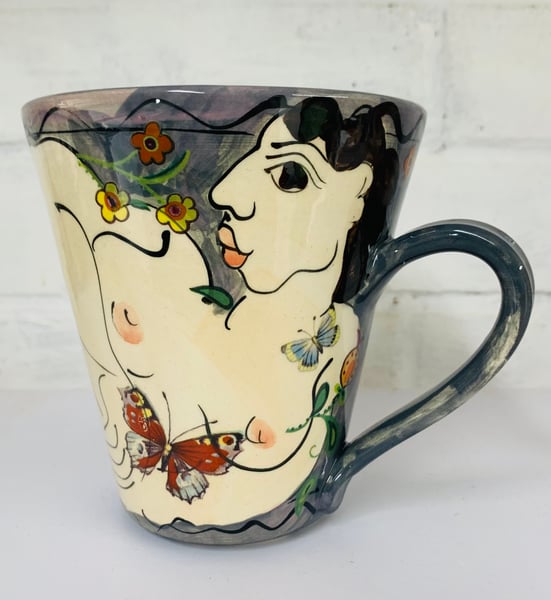 Image of Tall grey mug