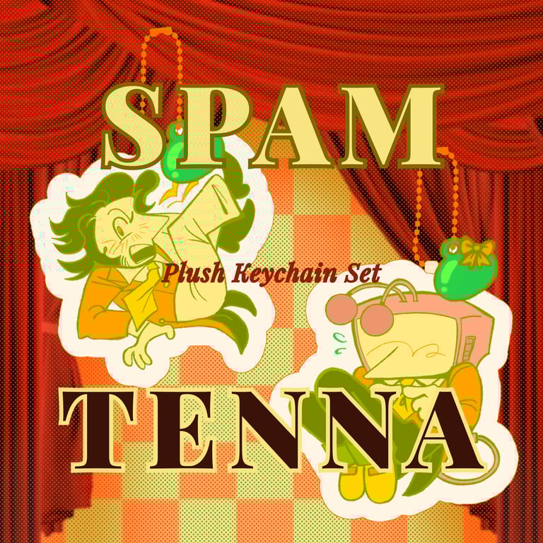 Spamtenna Plush Keychains