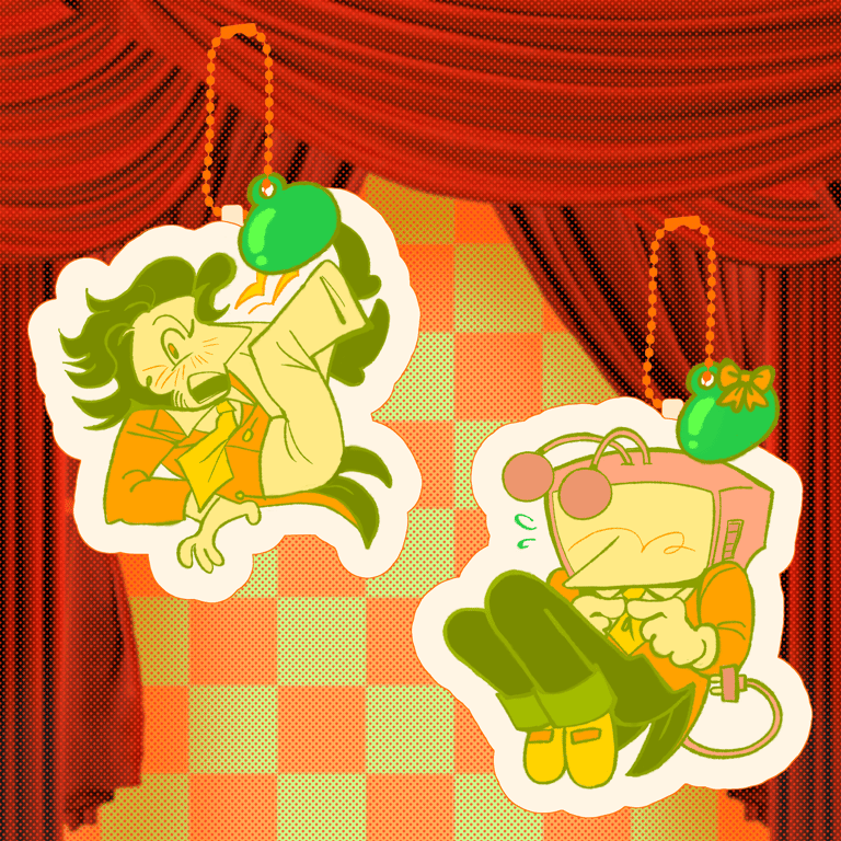 Spamtenna Plush Keychains Image 2