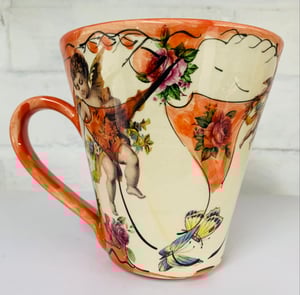 Image of Tall Light red mug