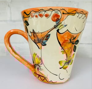 Image of Tall orange mug