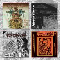 Image 1 of 12": Korsfäst, Price Of Silence, Tristess