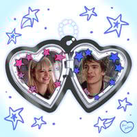 Image 3 of PREORDER: heart locket acrylic keychains series 5