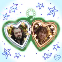 Image 11 of PREORDER: heart locket acrylic keychains series 5