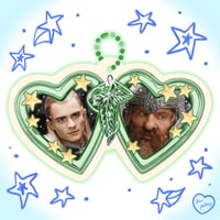 Image 9 of PREORDER: heart locket acrylic keychains series 5