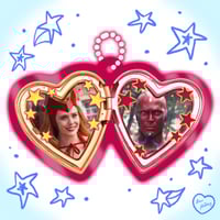 Image 10 of PREORDER: heart locket acrylic keychains series 5