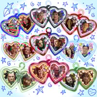 Image 12 of PREORDER: heart locket acrylic keychains series 5