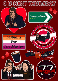PRE-ORDER: Red Twilight Sticker Sheet