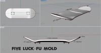 Image 1 of FIVE LUCK Fu Mold  - SHAPE INFORMATION