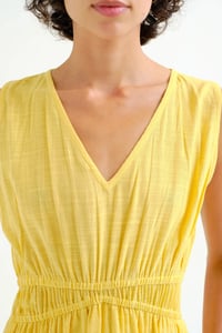 Image 3 of  Vestido midi amarillo de CF