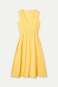 Image 5 of  Vestido midi amarillo de CF