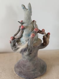 Image 4 of One Legged Donkey in his apple tree