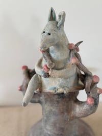 Image 5 of One Legged Donkey in his apple tree