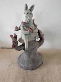 Image 6 of One Legged Donkey in his apple tree