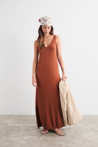 Image 1 of Vestido Yakira Cobre 
