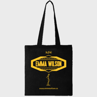 COTTON TOTE BAG 'EMMA WILSON ' H42cm W38cm Handle 30cm