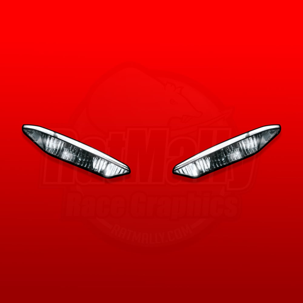 Image of Simulation Headlight Stickers: Ducati Panigale V4 2025