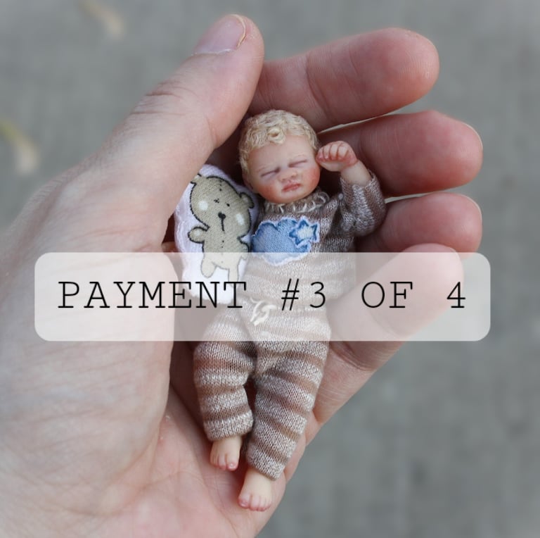 Image of  Payment #3 of 4 for Noah OOAK doll