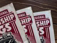 Image 3 of Paradise Mesa Championship Drags Linocut Print  FREE SHIPPING