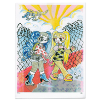"Sunrise" Risograph print