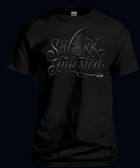Shark Infested Black on black