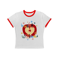 Image 1 of hayley apple ringer tee