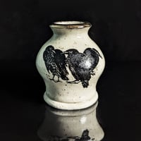 Crow Bud Vase
