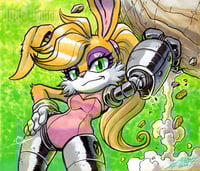 Image 2 of Bunnie Rabbot - Original art